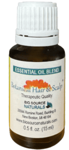 Botanical Hair and Scalp Essential Oil Blend -plant-based essential oil blend designed to support a healthy scalp, moisturize dry hair, and promote a sense of nourishment and balance through topical application.